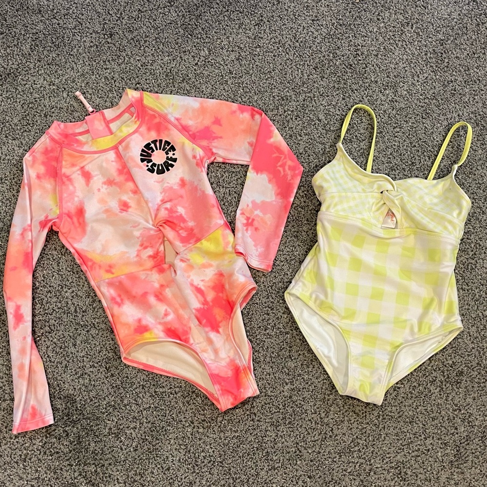 Girls size 8 Bathing Suit bundle